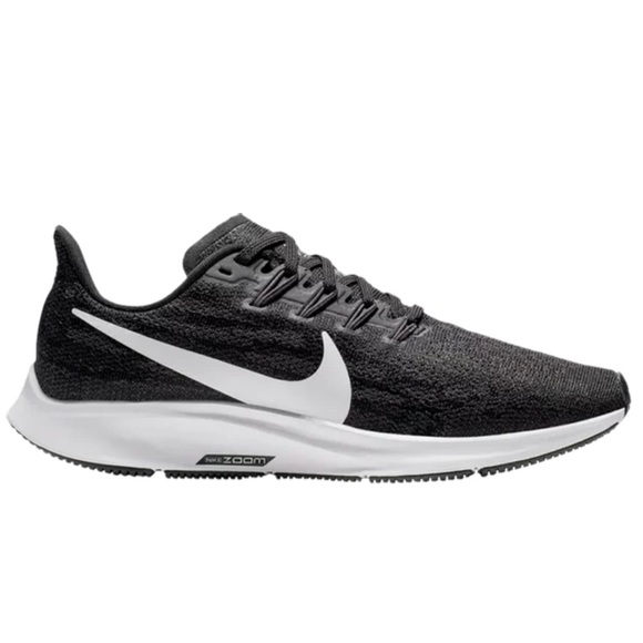 NIKE AIR ZOOM PEGASUS 36 BLACK/WHITE RUNNING SNEAKERS